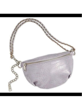 Steve Madden Ida Lilac Leather Women Belt Bag- 0540